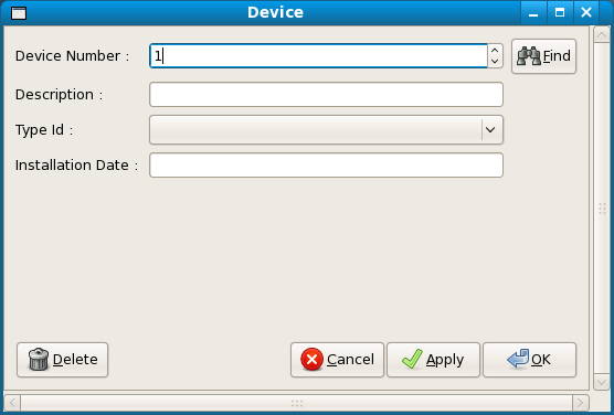 Screenshot run-time Single Device Screen.